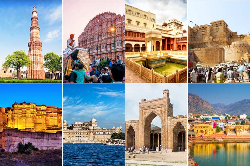 Delhi - Jaipur - Bikaner - Jaisalmer - Jodhpur - Udaipur - Ajmer - Pushkar Tour Packages