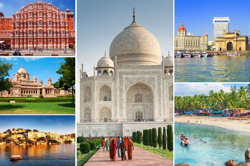  Agra -Jaipur - Jodhpur - Udaipur - Mumbai - Goa Tour Package