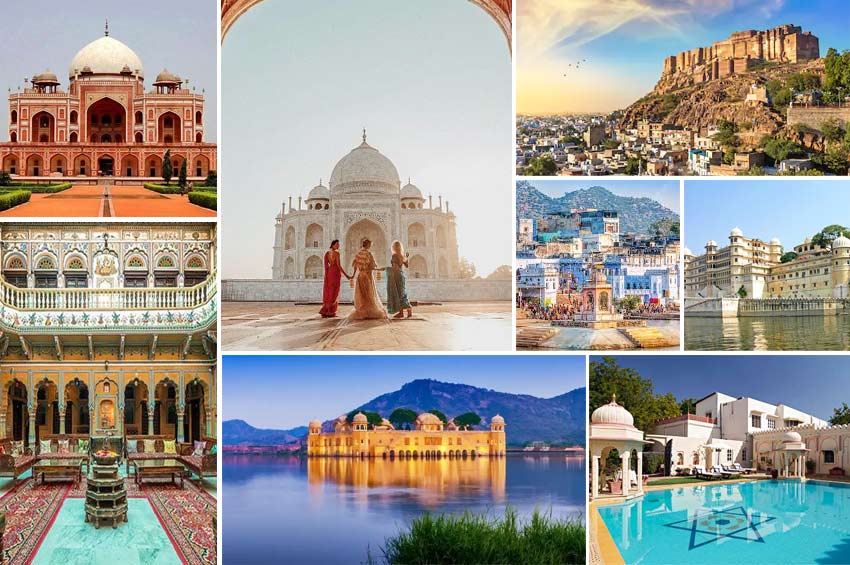 Delhi – Agra – Jaipur – Jodhpur – Rohet Garh – Udaipur – Pushkar - Mandawa - Delhi Tour