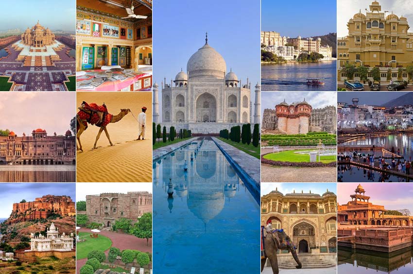 Delhi - Shekhawati - Deogarh - Bikaner - Osian - Jaisalmer - Jodhpur - Ranakpur - Udaipur - Dungarpur - Kota - Jaipur - Fathehpur Sikri - Agra - Delhi tour