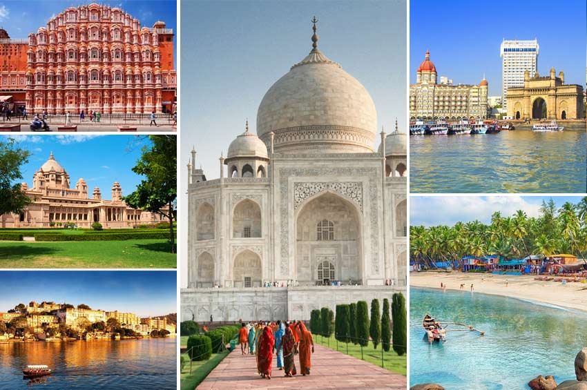  Agra -Jaipur - Jodhpur - Udaipur - Mumbai - Goa Tour Package