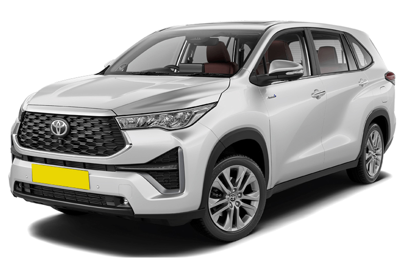 Toyota Innova Hycross rental with driver