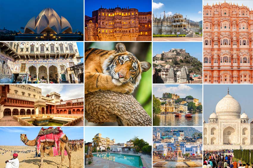 Delhi - Agra - Ranthambhore - Jaipur - Deogarh - Udaipur - Luni - Khimsar - Mandawa - Delhi Tour
