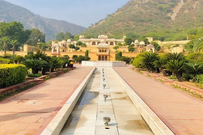 Sisodia Rani Garden Palace Jaipur ticket price timings Radha Krishna murals complete guide
